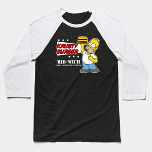 Burger Shop v2 Baseball T-Shirt